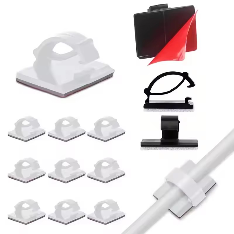 Cable Organizer - Abrazadera adhesiva para cables de coche,