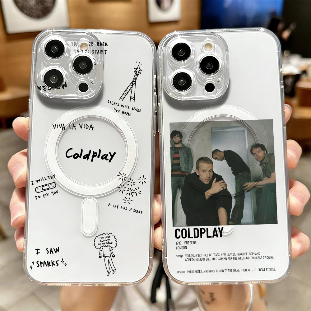 Wireless Charger - Funda para Teléfono C-Coldplay Rapper Cool