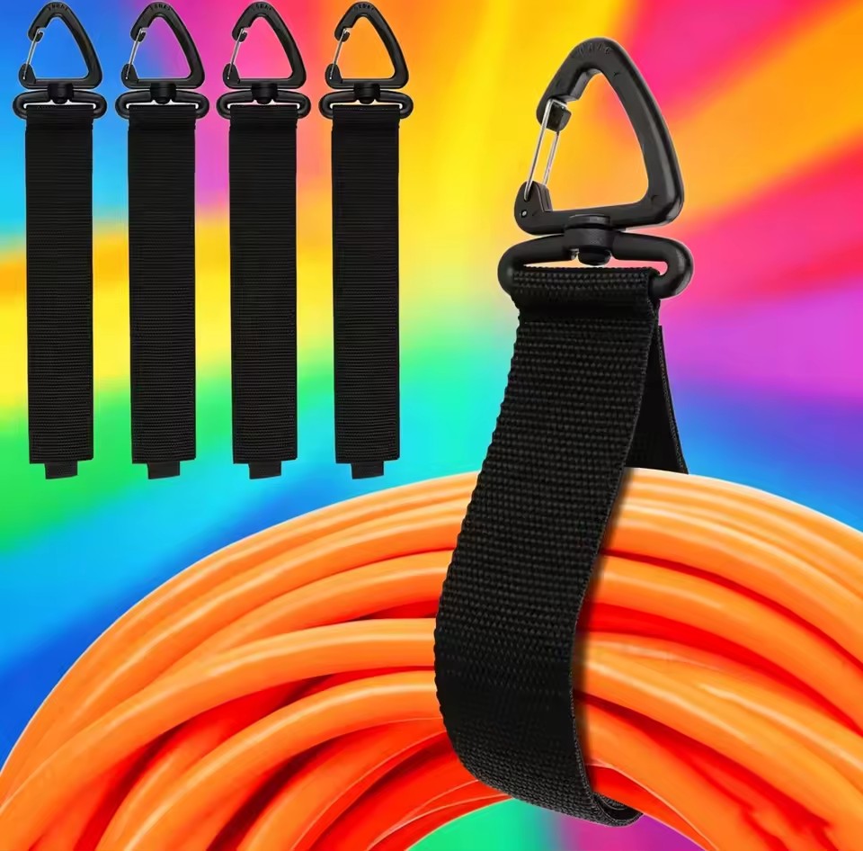 Cable Organizer - Organizador de Cables con Hebilla Giratoria,