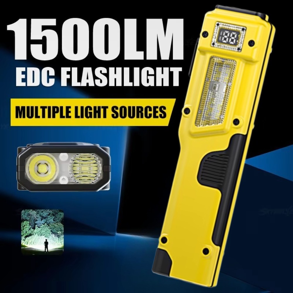 Power Bank - Linterna LED Recargable Ultrafina EDC con