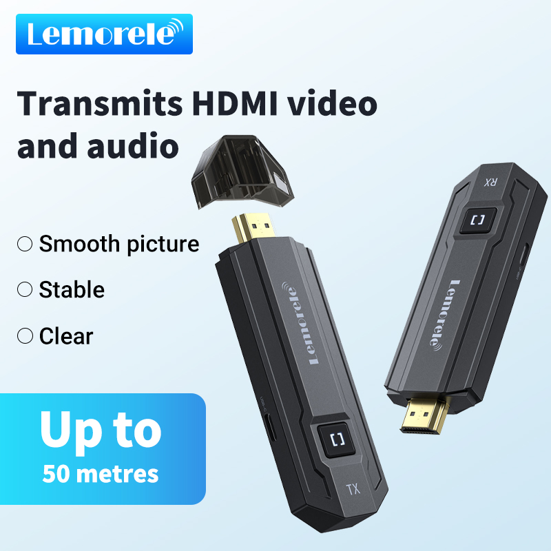 Hdmi Adapter - Transmisor y Receptor Inalámbrico HDMI Lemorele