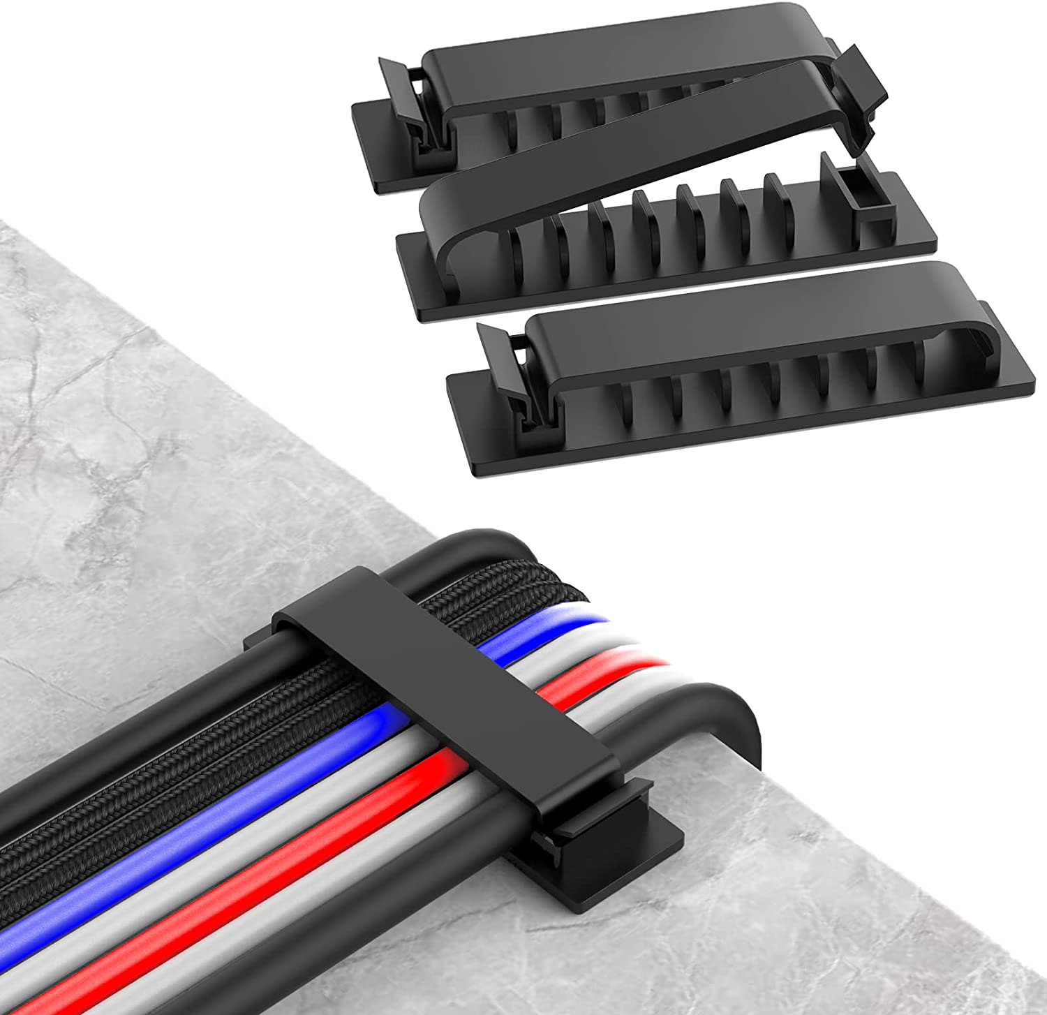 Cable Organizer - Organizador de cables, soporte para cables,