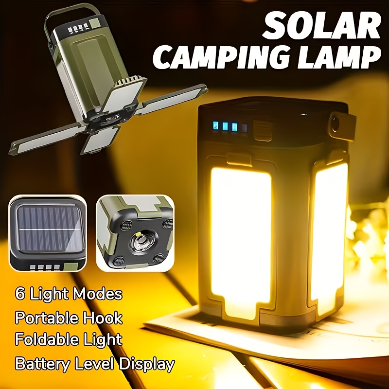 Lámpara Solar Portátil para Ca - Power Bank reseña y precio