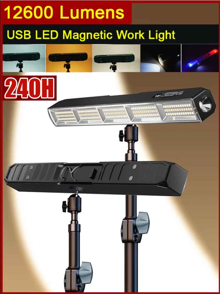 Barra de Luz LED Magnética de  - Power Bank reseña y precio