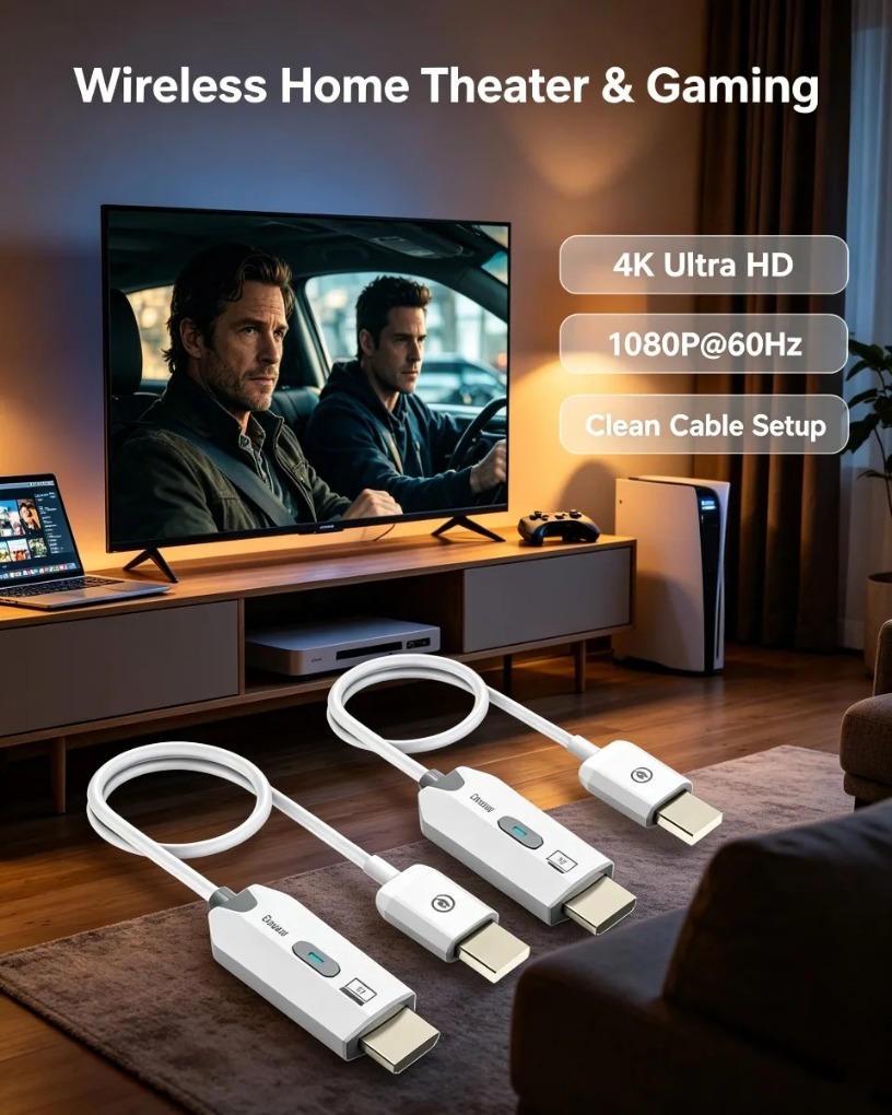 Extensor Inalámbrico HDMI Comp - Hdmi Adapter reseña y precio