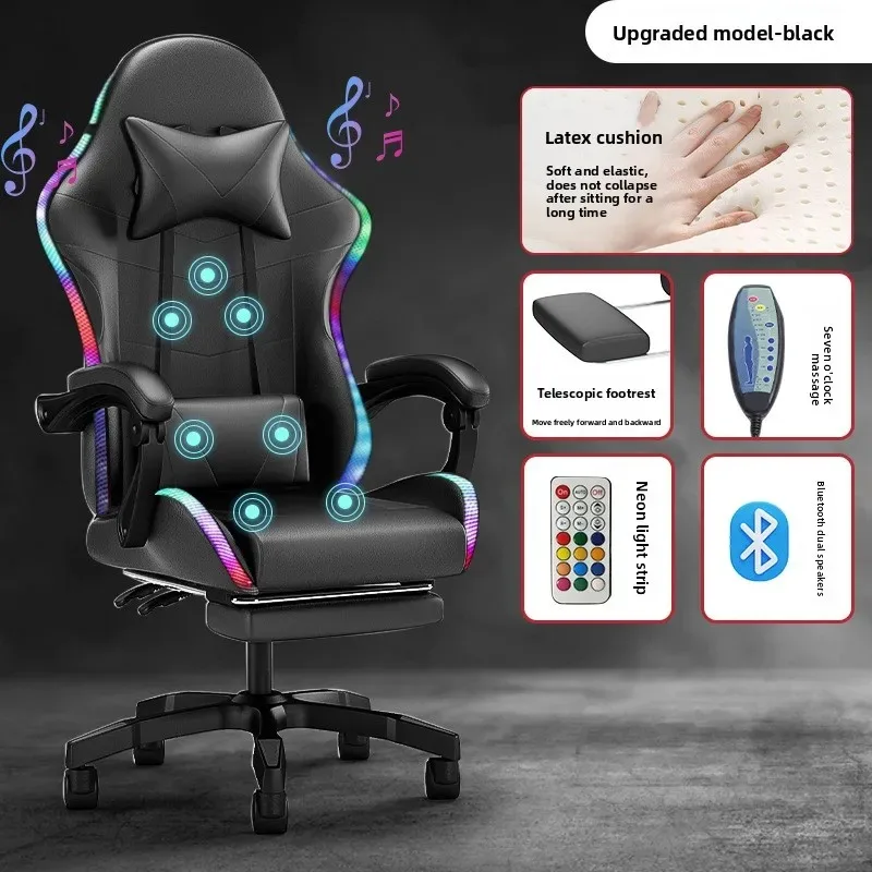 Silla para e-sports con luces, - Bluetooth Speaker reseña y precio